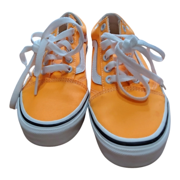 Vans skateboard orange sneaker shoes size 5 women - Picture 3 of 9